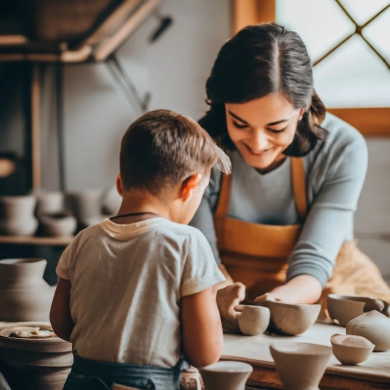 Workshop de Cerâmica para Mães e Filhos